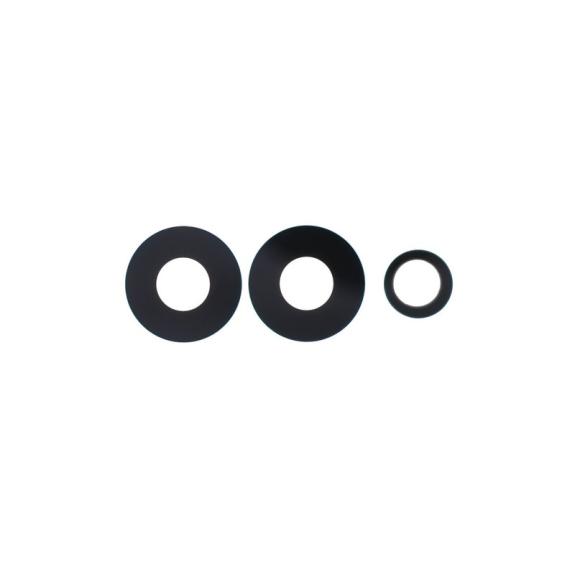 Lente para Realme 9 en color negro (3 piezas en un juego)