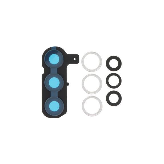 Lente Para Samsung Galaxy S25 Plus con embellecedor negro