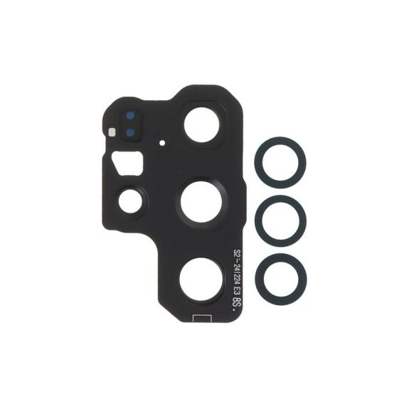 Lente Para Samsung Galaxy S25 Ultra con embellecedor negro