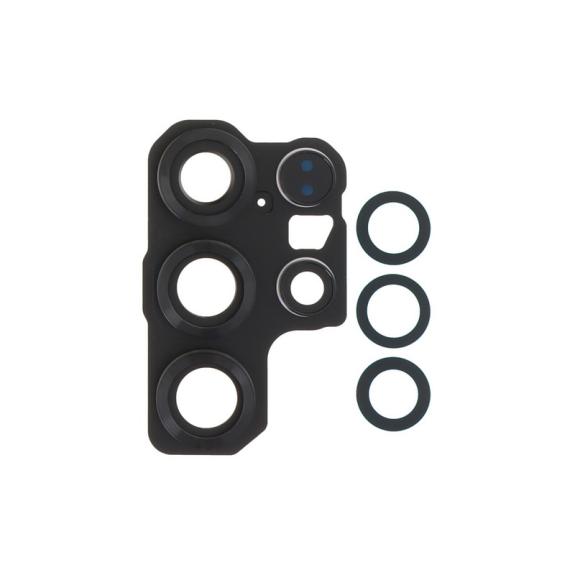 Lente Para Samsung Galaxy S25 Ultra con embellecedor negro