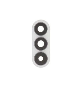 Lente Para Samsung Galaxy S26 Plus con embellecedor blanco