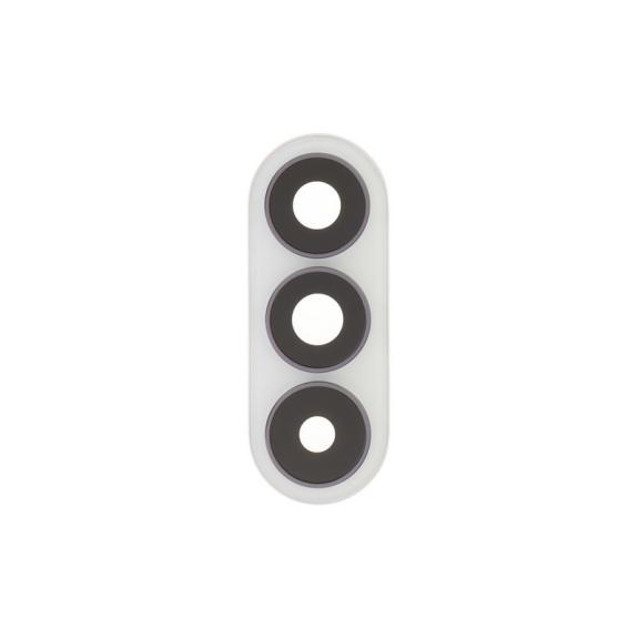 Lente Para Samsung Galaxy S26 Plus con embellecedor blanco