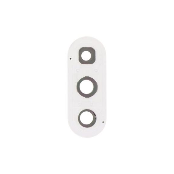 Lente Para Samsung Galaxy S26 Plus con embellecedor blanco