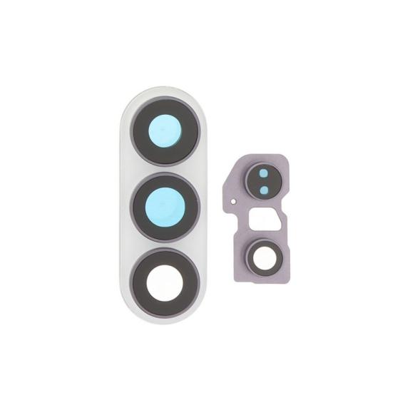 Lente Para Samsung Galaxy S26 Ultra con embellecedor blanco