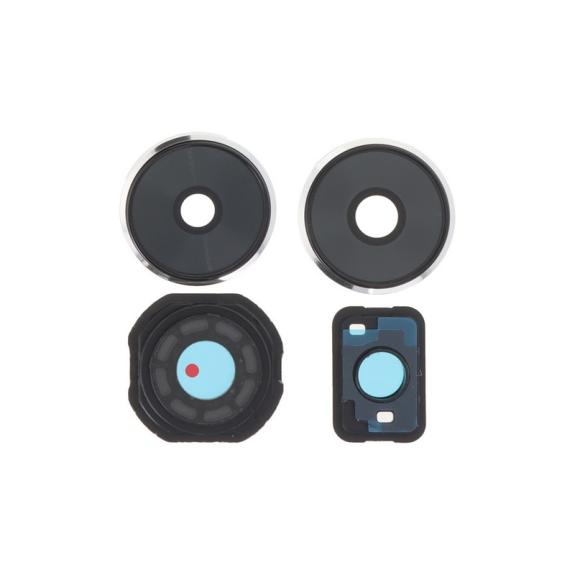 Lente Para Xiaomi Poco F6 con embellecedor titanio