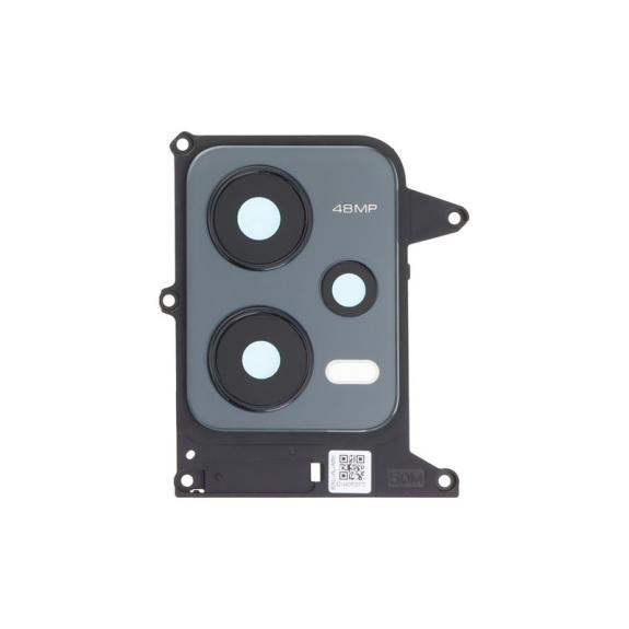 Lente Para Xiaomi Poco X5 con embellecedor negro