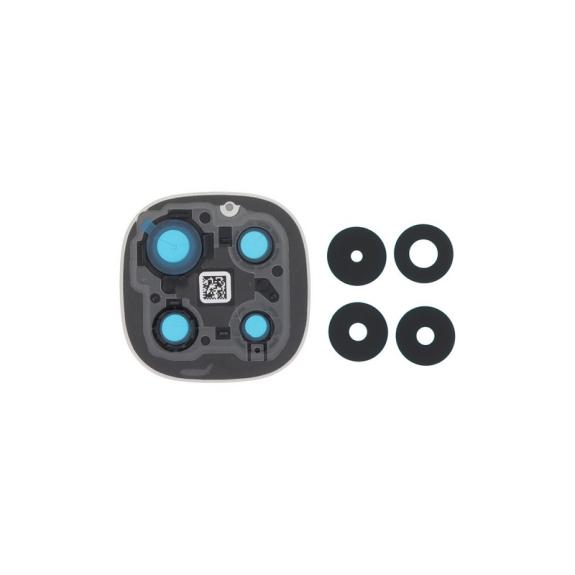 Lente Para Xiaomi Poco X7 con embellecedor negro