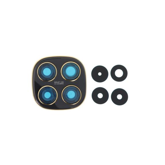 Lente Para Xiaomi Poco X7 con embellecedor negro