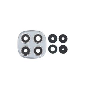 Lente Para Xiaomi Poco X7 con embellecedor plateado