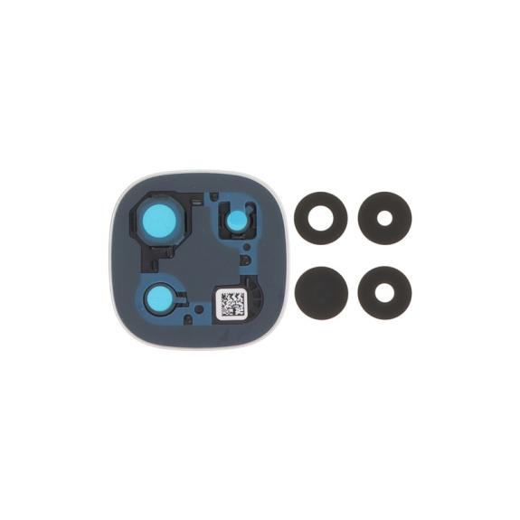 Lente Para Xiaomi Redmi Note 15 4G con embellecedor azul claro