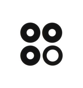 Lente pequeña para Realme 8 4G en color negro (4 piezas)