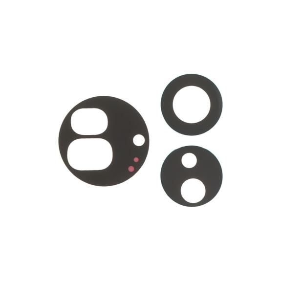 Lente trasera para Huawei Pura 80 Ultra Negro 3 piezas