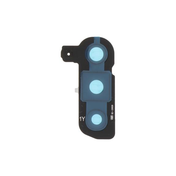 Lente trasera para Samsung Galaxy S24 con embellecedor Ámbar