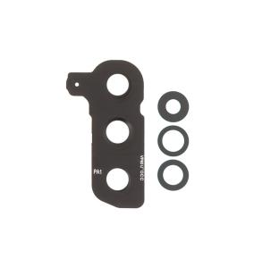 Lente trasera para Samsung Galaxy S25 con embellecedor Negro
