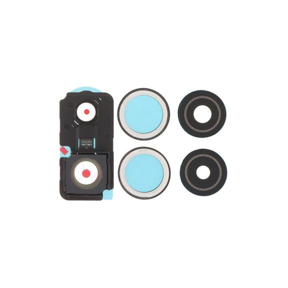 Lente trasera para Xiaomi Poco X8 Pro con embellecedor Negro