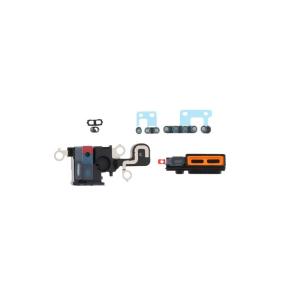 Malla Antipolvo Altavoz para iPhone 15 Negro 6pcs en un set