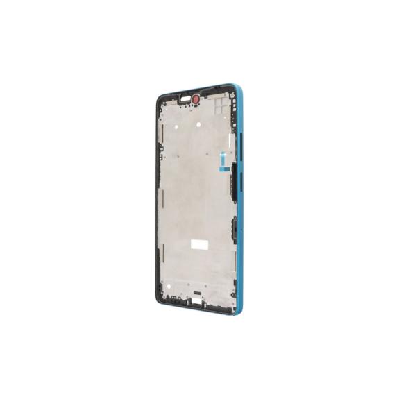 Marco Frontal Para Motorola Moto G75 en color azul