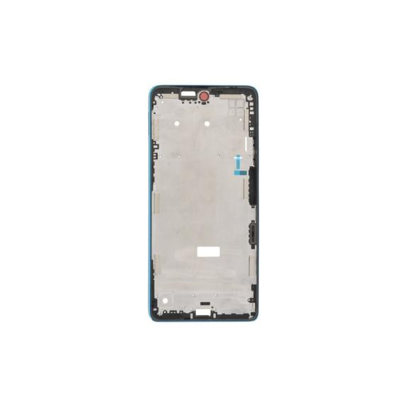 Marco Frontal Para Motorola Moto G75 en color azul