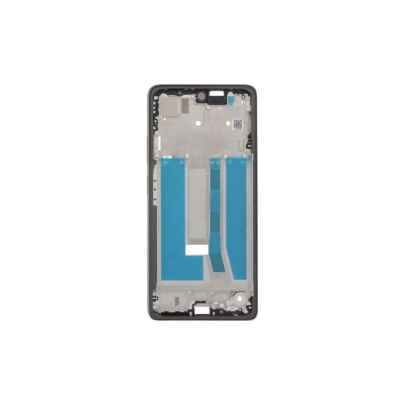 Marco Frontal Para Motorola Moto G75 en color gris
