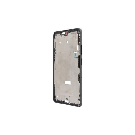 Marco Frontal Para Motorola Moto G75 en color gris