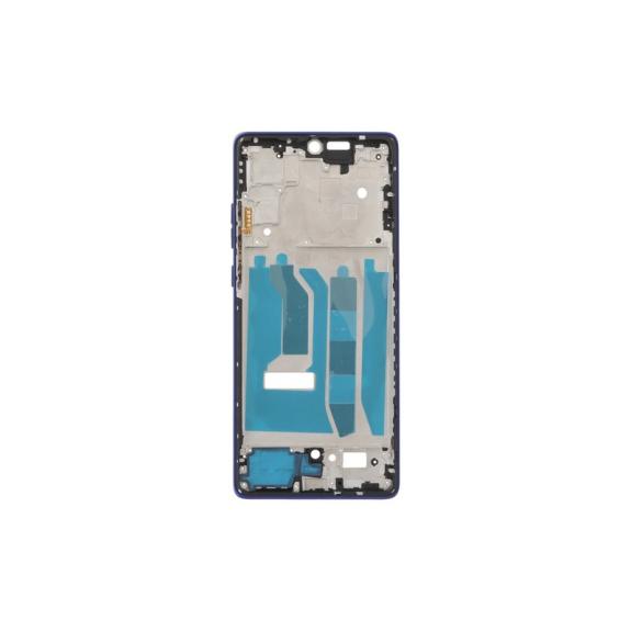 Marco Frontal Para Motorola Moto G85 5G en color azul