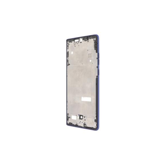 Marco Frontal Para Motorola Moto G85 5G en color azul