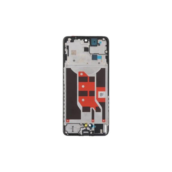 Marco Frontal Para Oppo Reno12 F 5G en color negro