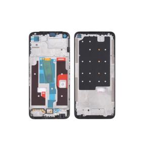 Marco frontal para Realme Narzo 50 4G en color plateado