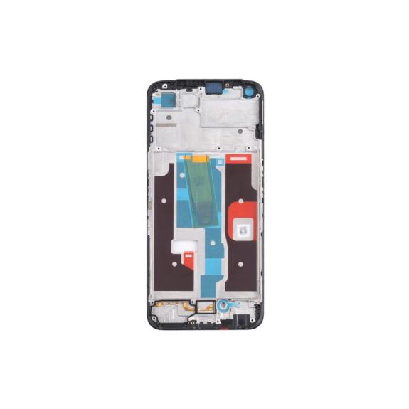 Marco frontal para Realme Narzo 50 4G en color plateado
