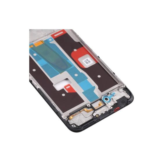 Marco frontal para Realme Narzo 50 4G en color plateado