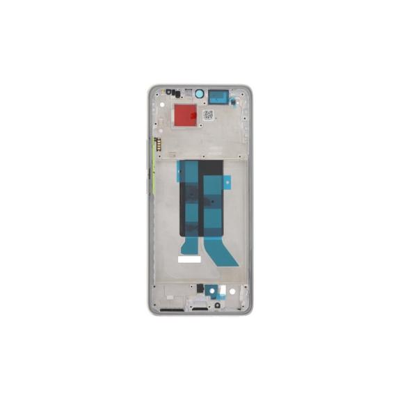 Marco Frontal Para Xiaomi Poco X7 en color plateado