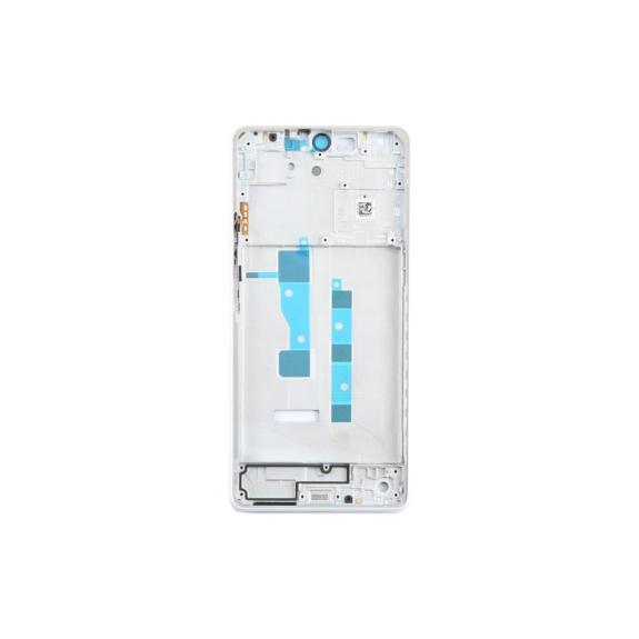 Marco Frontal Para Xiaomi Redmi Note 13 5G en color blanco