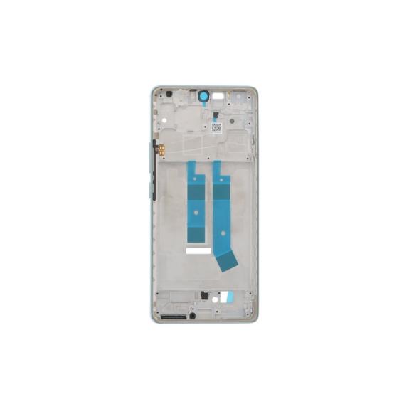 Marco Frontal Para Xiaomi Redmi Note 14 Pro 4G en color azul