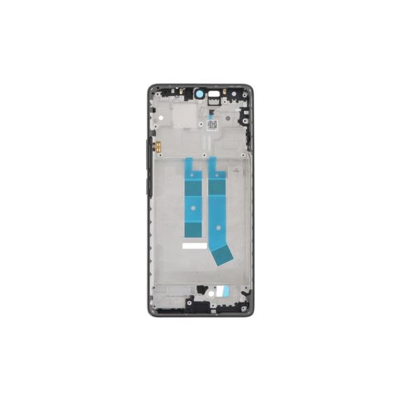 Marco Frontal Para Xiaomi Redmi Note 14 Pro 4G en color negro