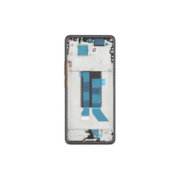 Marco Frontal Para Xiaomi Redmi Note 14 Pro 5G en color negro