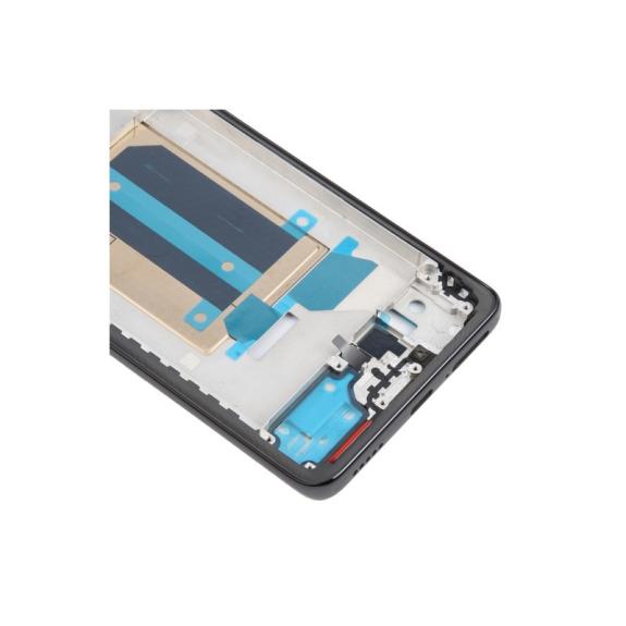 Marco Frontal Para Xiaomi Redmi Note 14 Pro+ 5G en color negro