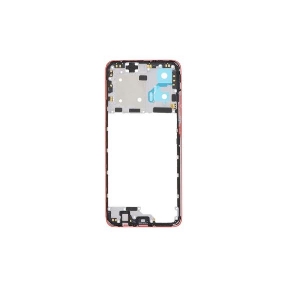 Marco Intermedio Para Motorola Moto G35 en color rojo
