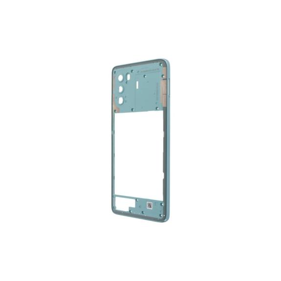 Marco Intermedio Para Motorola Moto G62 5G en color verde