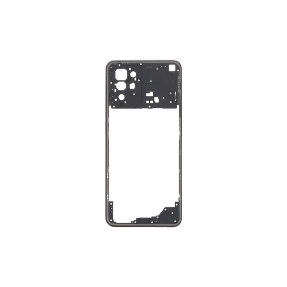 Marco Intermedio Para Oppo A94 5G en color negro