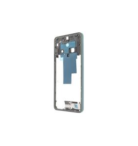 Marco Intermedio Para Oppo Reno12 F 5G Negro / Verde