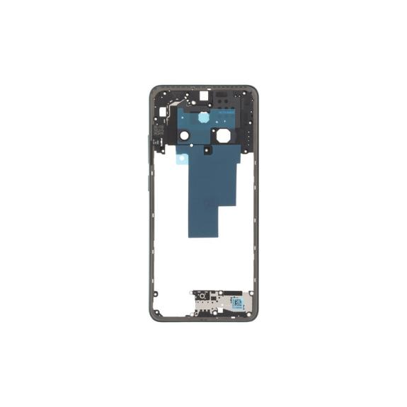 Marco Intermedio Para Oppo Reno12 F 5G Negro / Verde