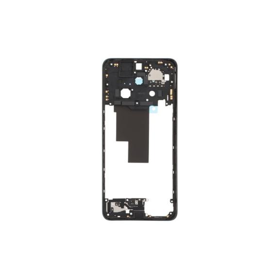Marco Intermedio Para Oppo Reno12 F 5G Negro / Verde