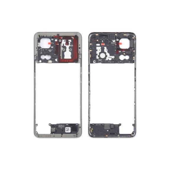 Marco intermedio para Realme GT NEO5 SE en color plateado