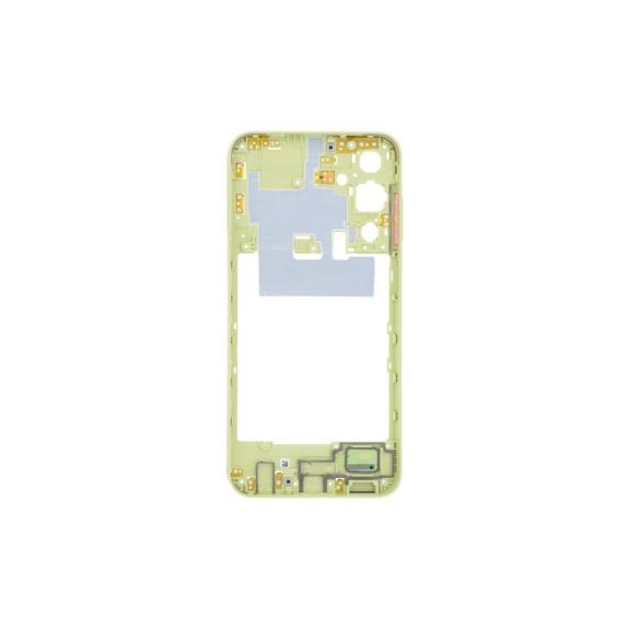 Marco Intermedio Para Samsung Galaxy A25 en color amarillo