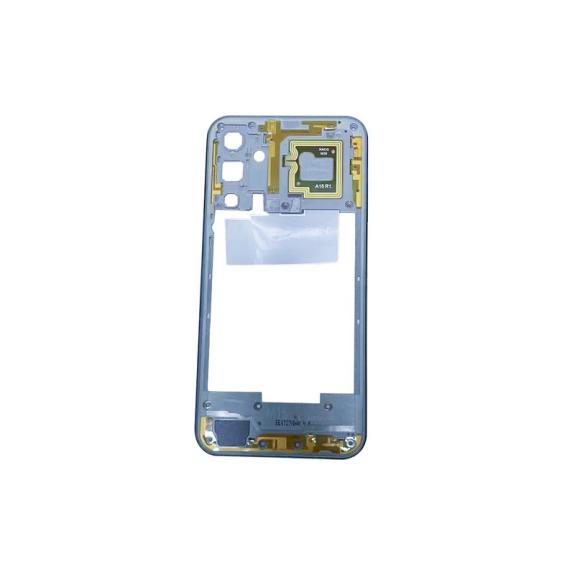 Marco Intermedio Para Samsung Galaxy M15 en color azul claro