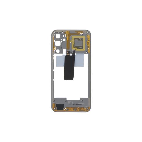 Marco Intermedio Para Samsung Galaxy M15 en color gris (Con NFC)
