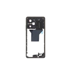 Marco Intermedio Para Xiaomi Redmi Note 12 Pro 5G en color negro