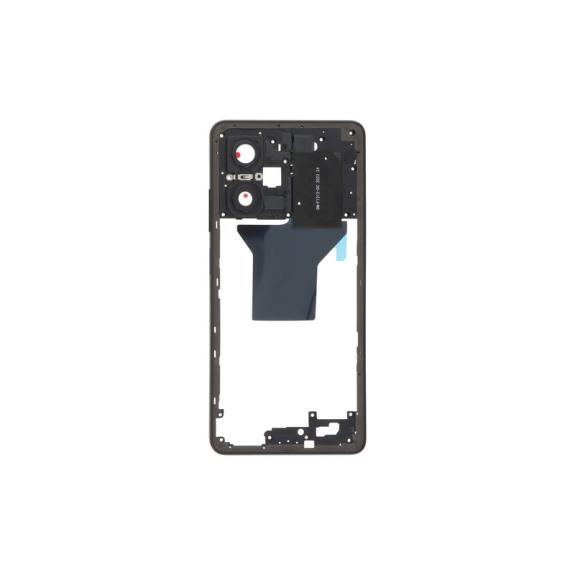 Marco Intermedio Para Xiaomi Redmi Note 12 Pro 5G en color negro