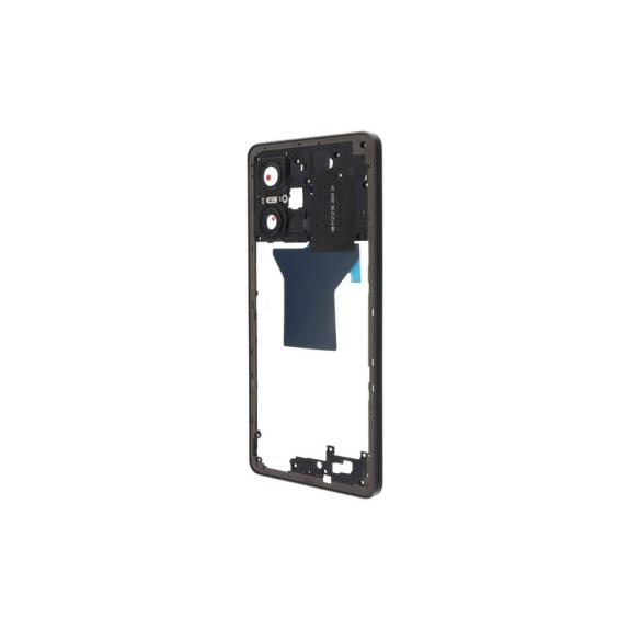 Marco Intermedio Para Xiaomi Redmi Note 12 Pro 5G en color negro