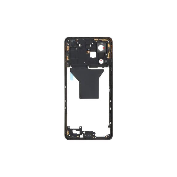Marco Intermedio Para Xiaomi Redmi Note 12 Pro 5G en color negro